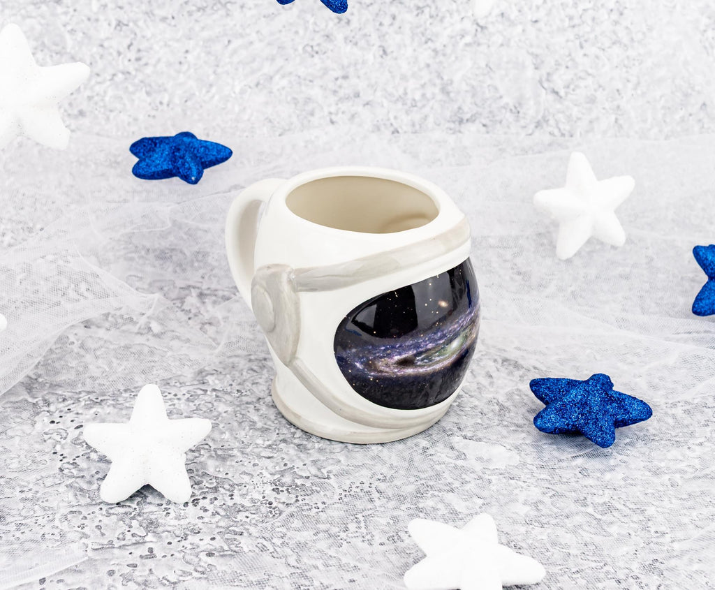 NASA Space Helmet 3D Sculpted Ceramic Mug | Holds 20 Ounces