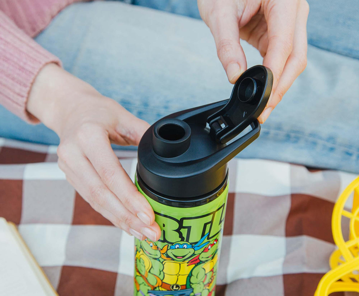 Teenage Mutant Ninja Turtles "Turtle Power" Stainless Steel Water Bottle