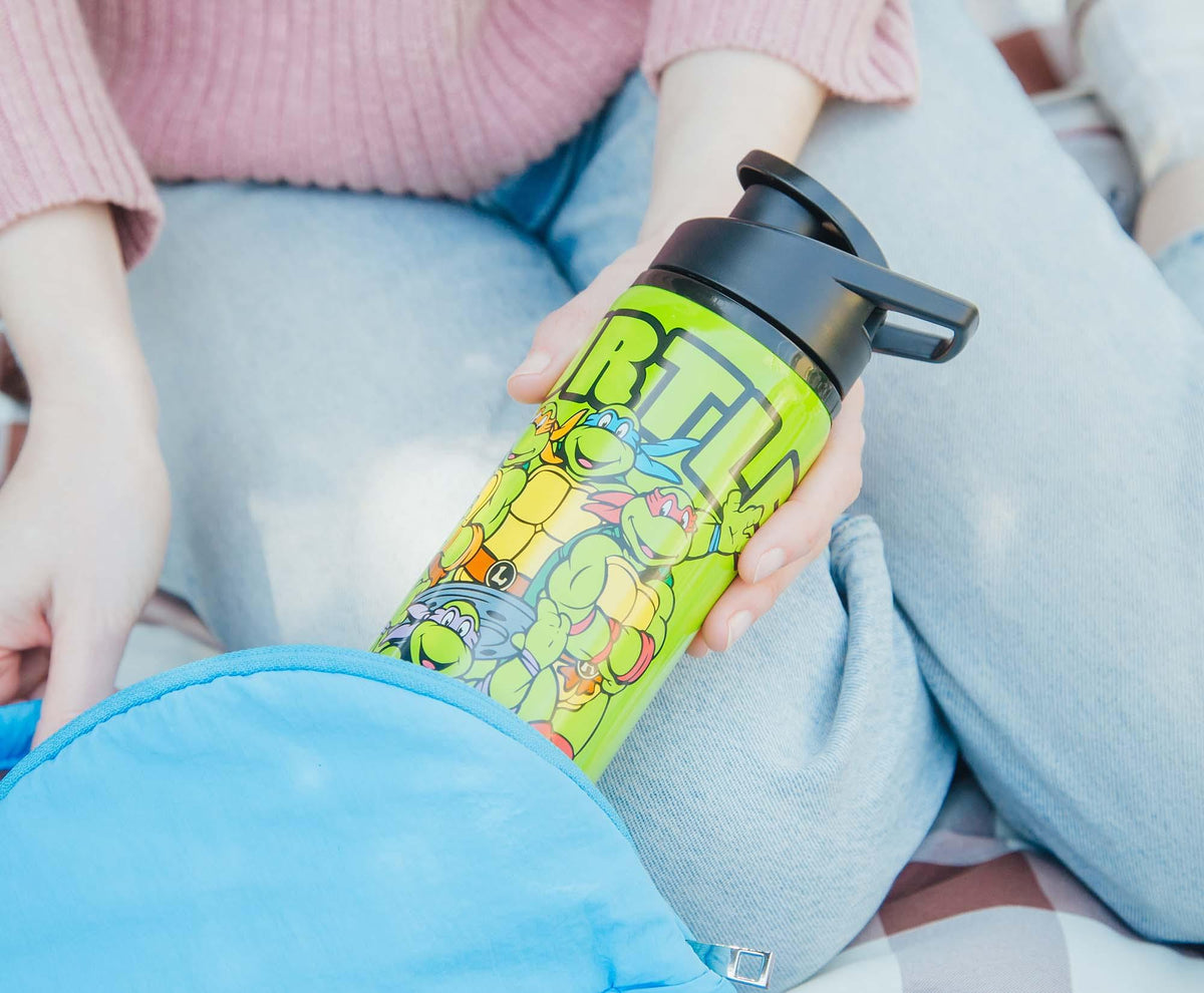 Teenage Mutant Ninja Turtles "Turtle Power" Stainless Steel Water Bottle