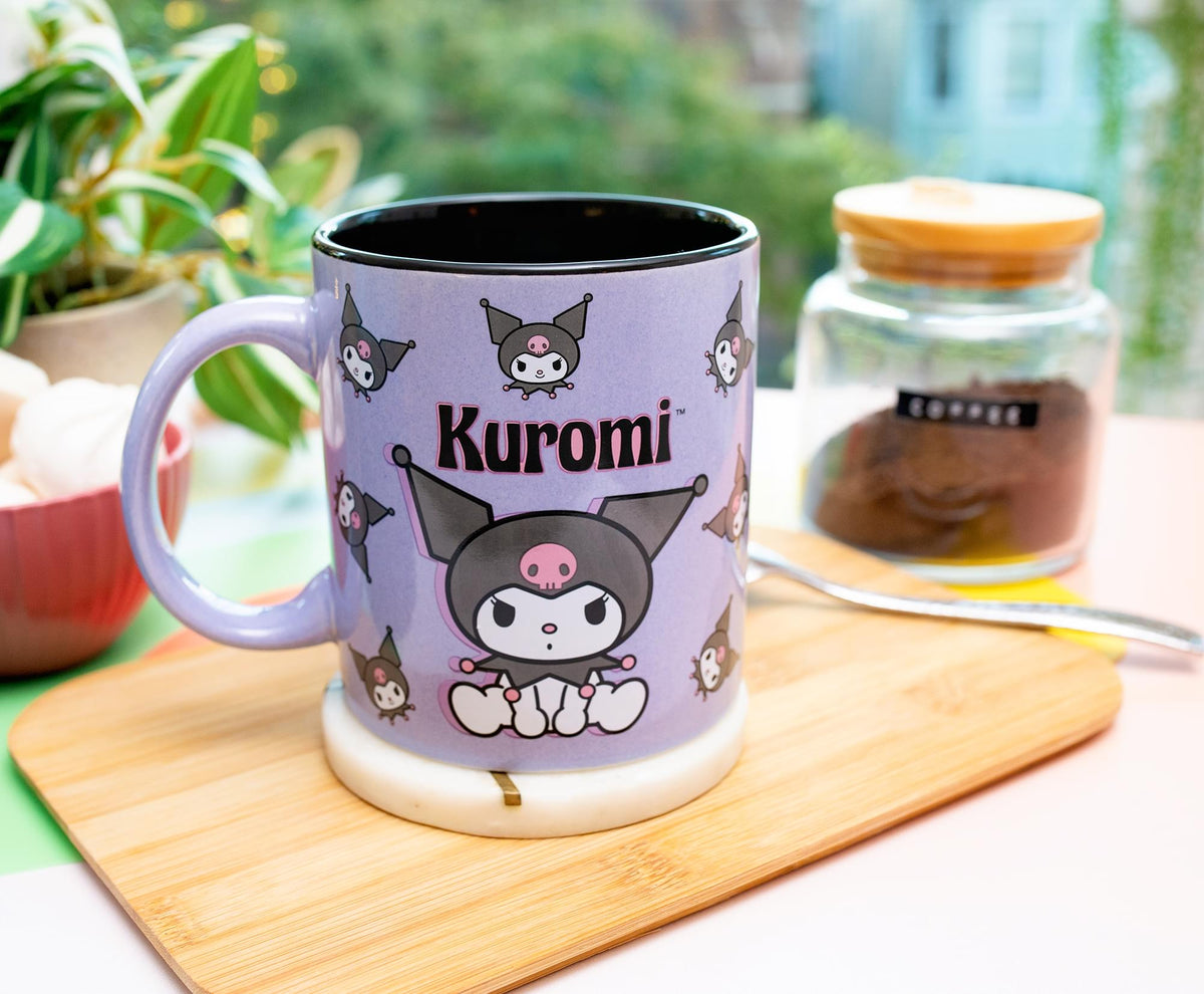 Sanrio Kuromi Purple Ceramic Mug | Holds 20 Ounces