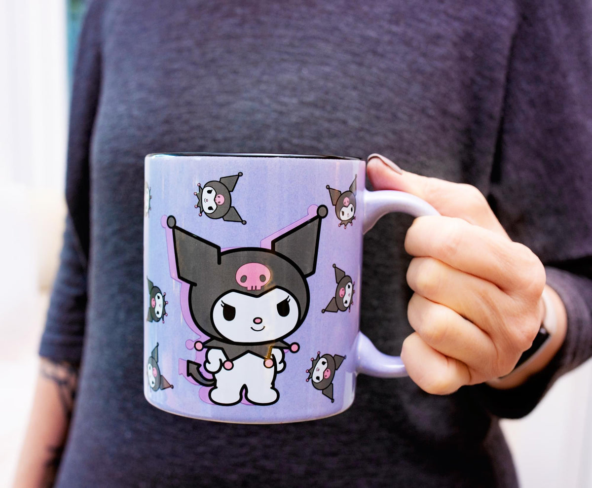 Sanrio Kuromi Purple Ceramic Mug | Holds 20 Ounces