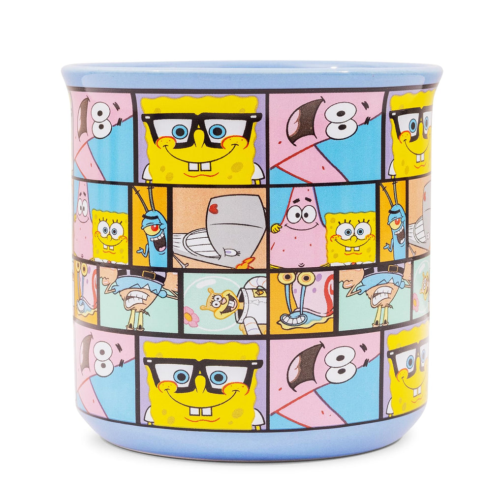 Nickelodeon SpongeBob SquarePants Character Grid 20-Ounce Ceramic Camper Mug