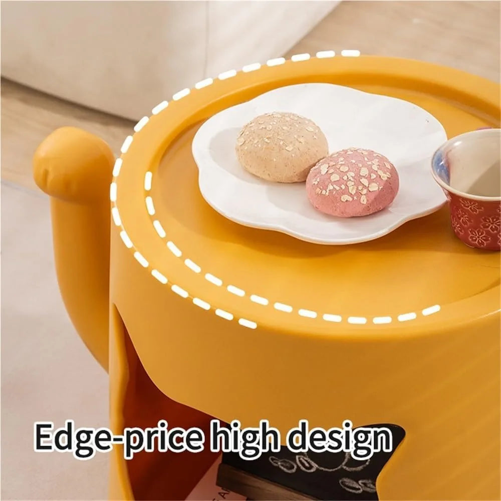 "indoor pet cave bed with end table, stylish cat house, multi-functional coffee table pet bed, modern plastic cat furniture for