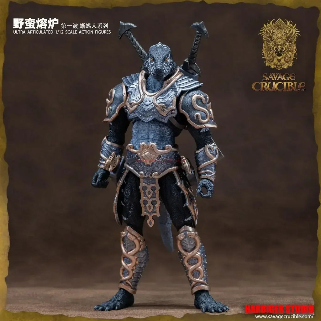 1/12 Anime Savage Crucible Figures Lizard Man Series Action Figure Pvc Models Statue Collection Toys Boy's Doll Ornament Gifts