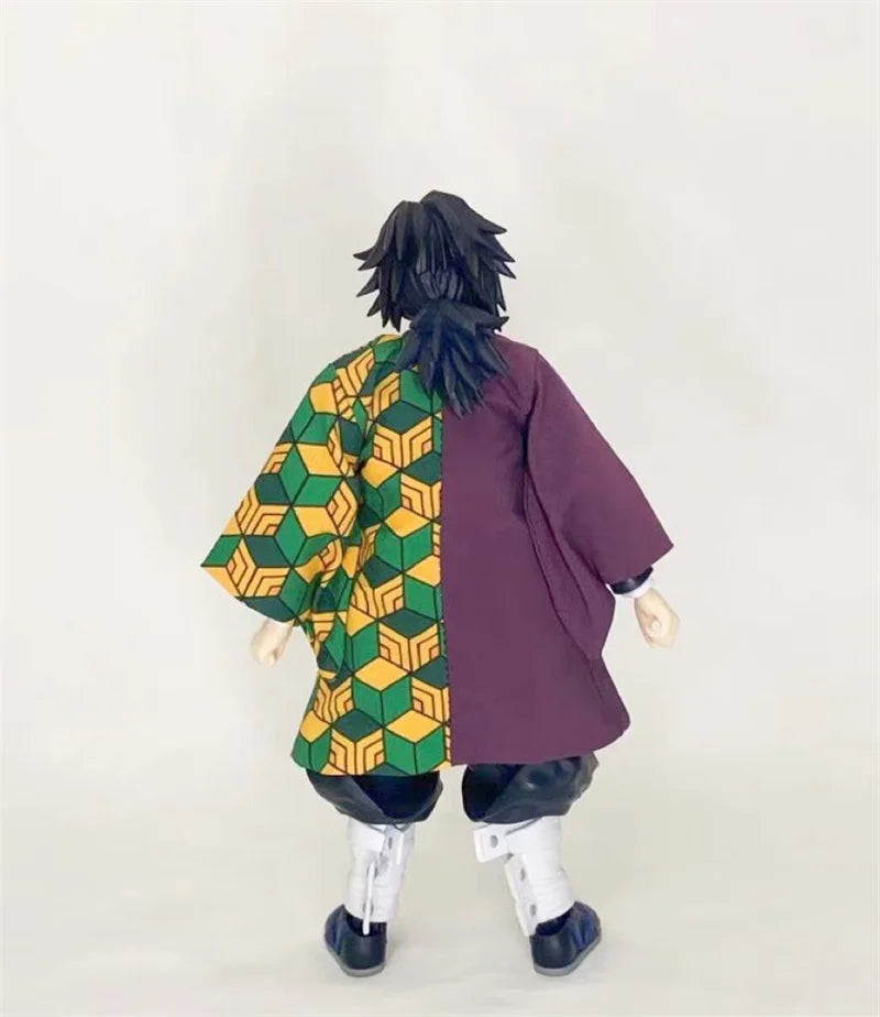 1/12 Scale Japanese Anime Demon Slayer Blade Role Tomioka Yoshiaki Cloth Cloak Kimono Fit 6inch shf Action Figure Body Models