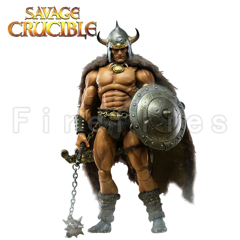 1/12 7inches Harbinger Studios Savage Crucible Action Figure Wave 2 Jaeger Nashom Krieger Whoman Barbarian Anime Model Gift