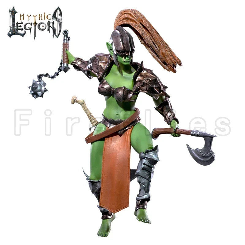 1/12 6inches Four Horsemen Studio Mythic Legions Action Figure Deluxe Female Orc Builder Ver 2.0 Model