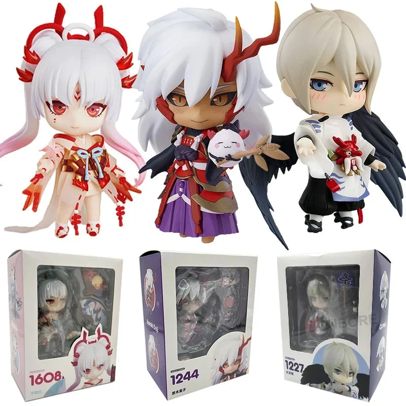 #1608 Onmyoji Shiranui Anime Girl Figure #1227 Ootengu Action Figure #1244 Ibaraki Douji Figurine Collection Model Doll Toy 10cm
