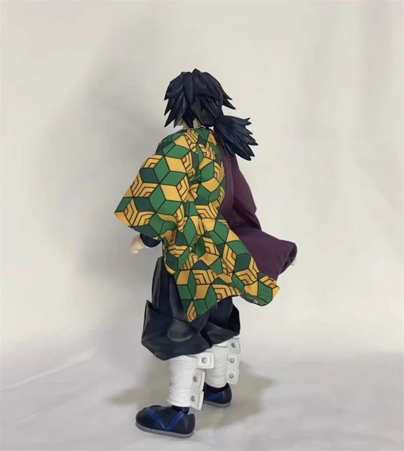 1/12 Scale Japanese Anime Demon Slayer Blade Role Tomioka Yoshiaki Cloth Cloak Kimono Fit 6inch shf Action Figure Body Models