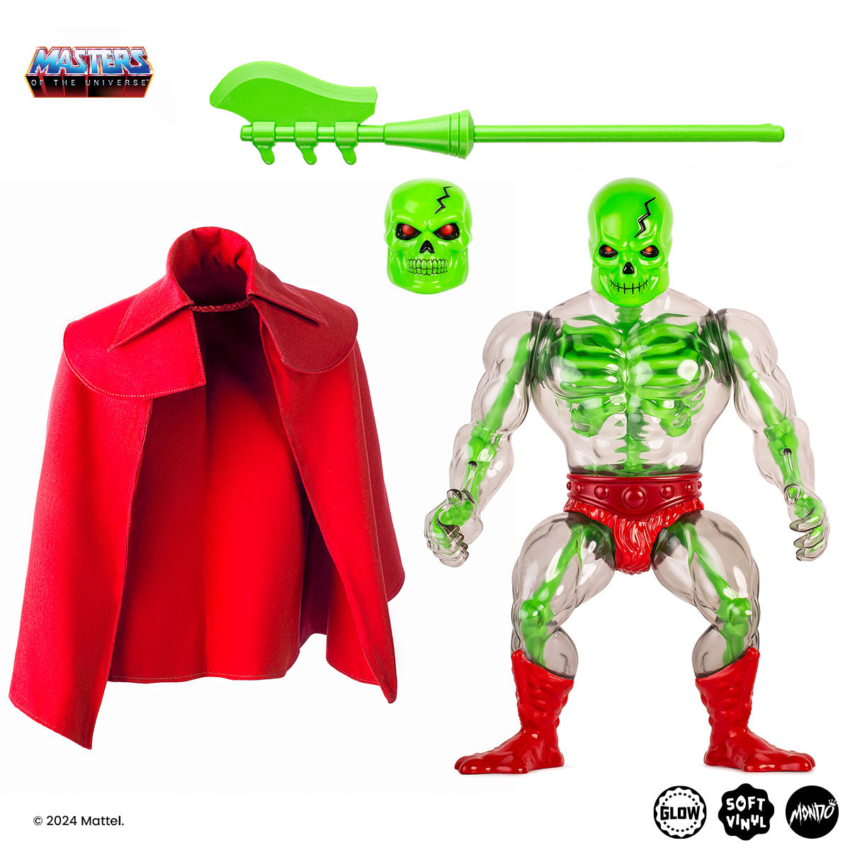 Masters of the Universe - Scareglow Soft Vinyl Figure - Necromancer Variant