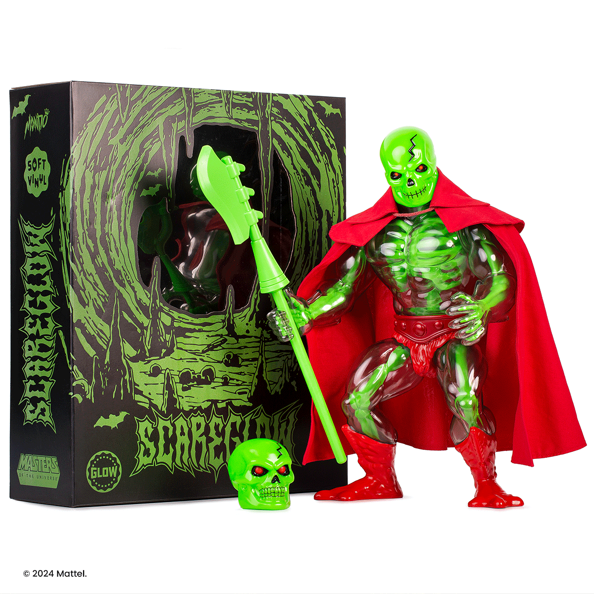 Masters of the Universe - Scareglow Soft Vinyl Figure - Necromancer Variant