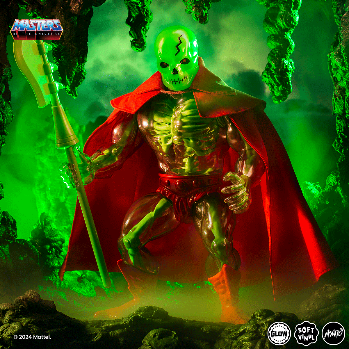 Masters of the Universe - Scareglow Soft Vinyl Figure - Necromancer Variant