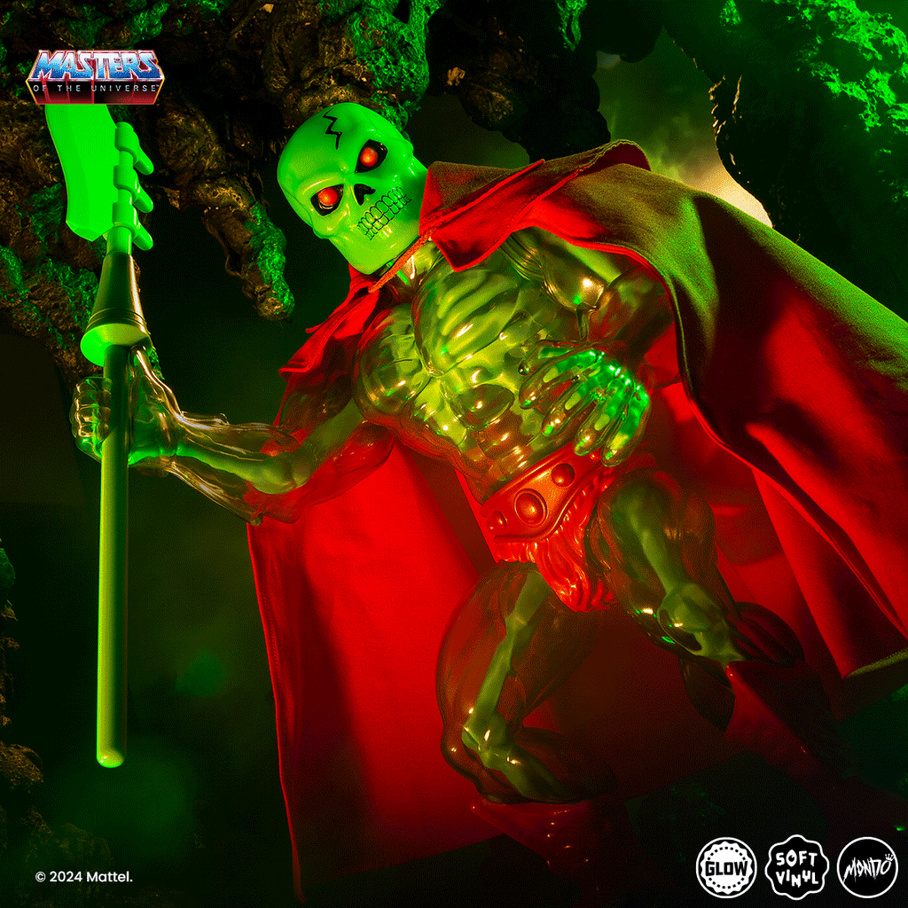Masters of the Universe - Scareglow Soft Vinyl Figure - Necromancer Variant
