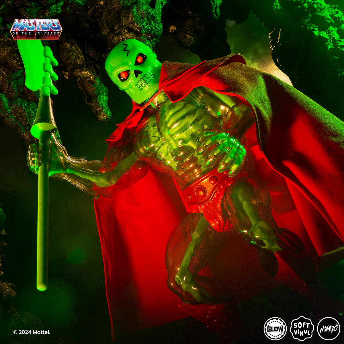 Masters of the Universe - Scareglow Soft Vinyl Figure - Necromancer Variant