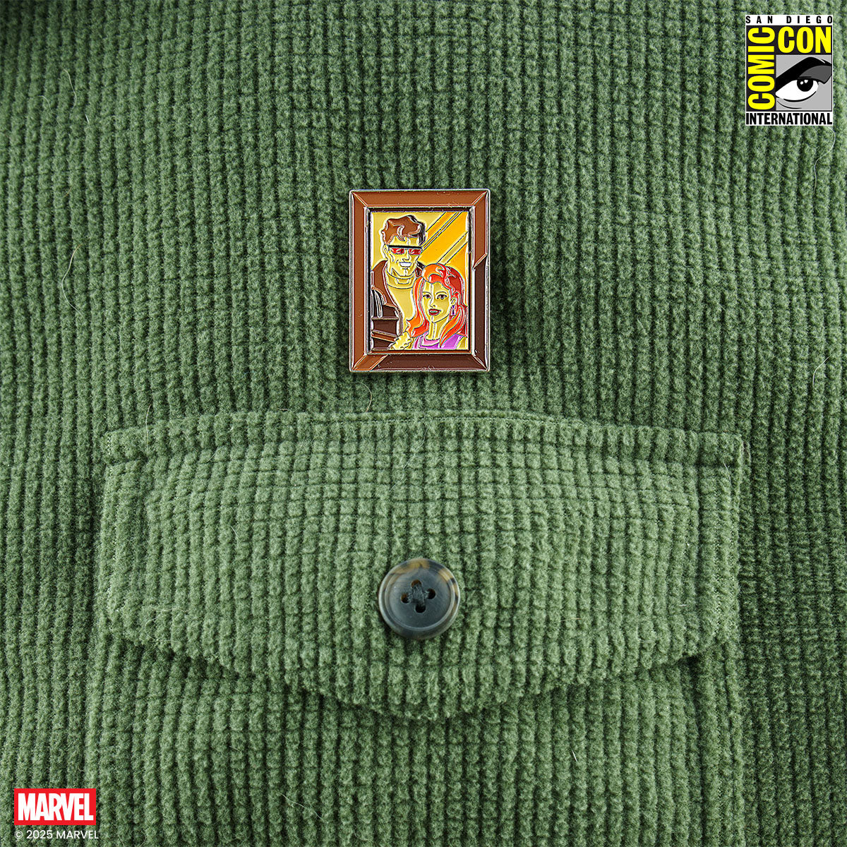 Scott & Jean Picture Enamel Pin