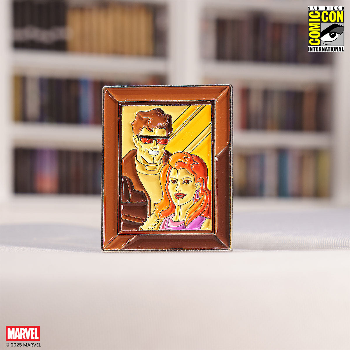 Scott & Jean Picture Enamel Pin