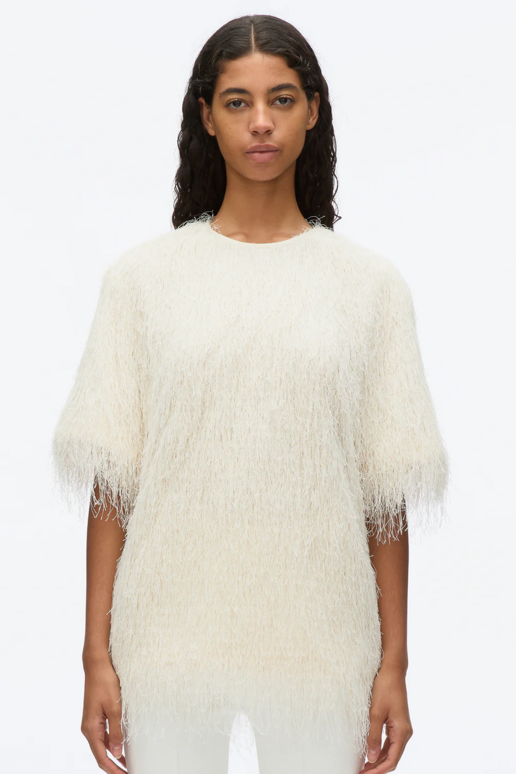 3.1 Phillip Lim Fringe Boxy Tee