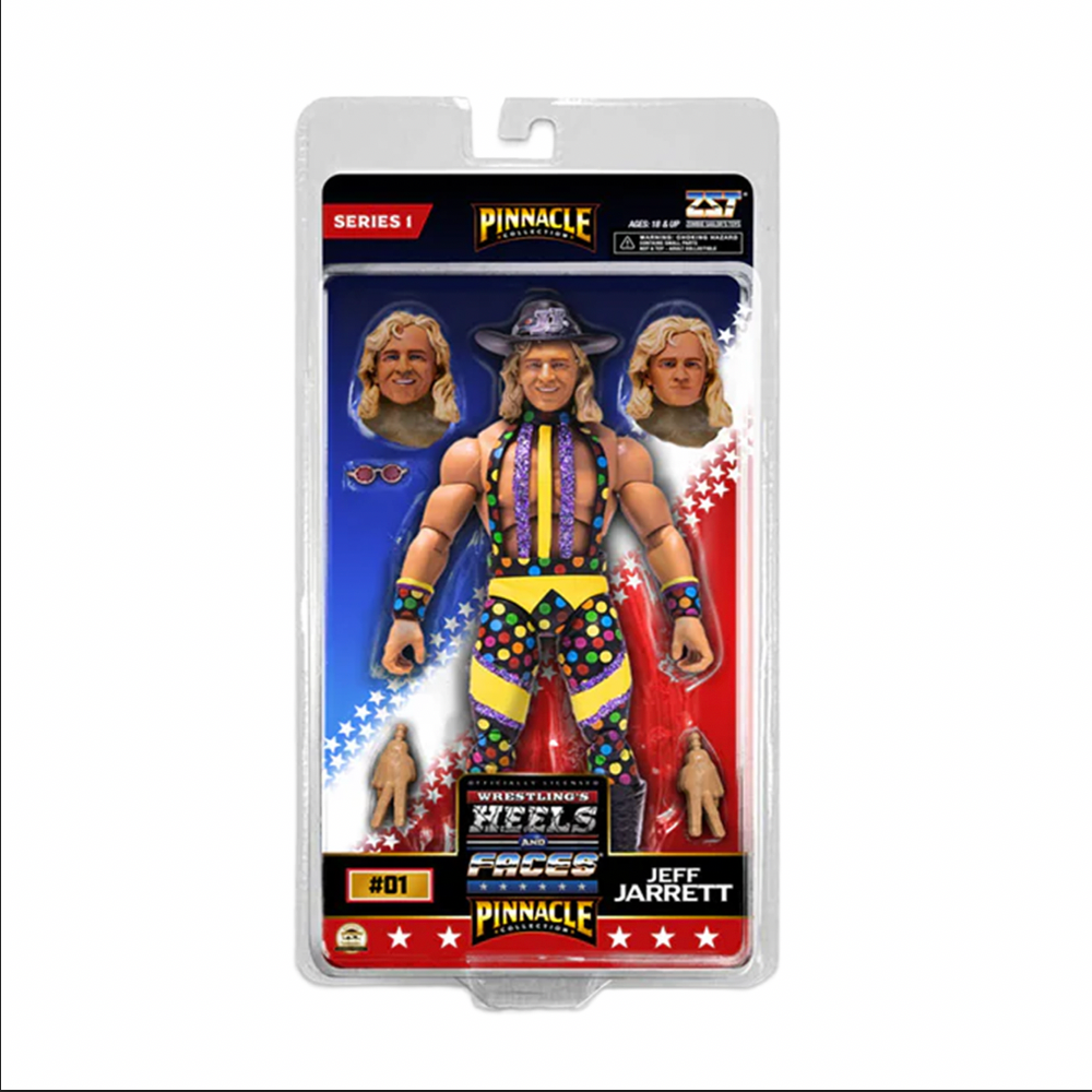 Jeff Jarrett #1 -Pinnacle Collection- (ZST Heels & Faces, WWE) *Sealed*