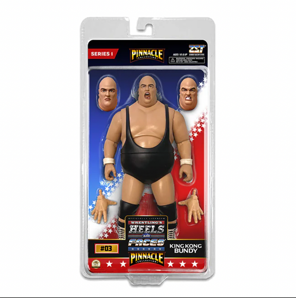 King Kong Bundy #3 -Pinnacle Collection- (ZST Heels & Faces, WWE) *Sealed*