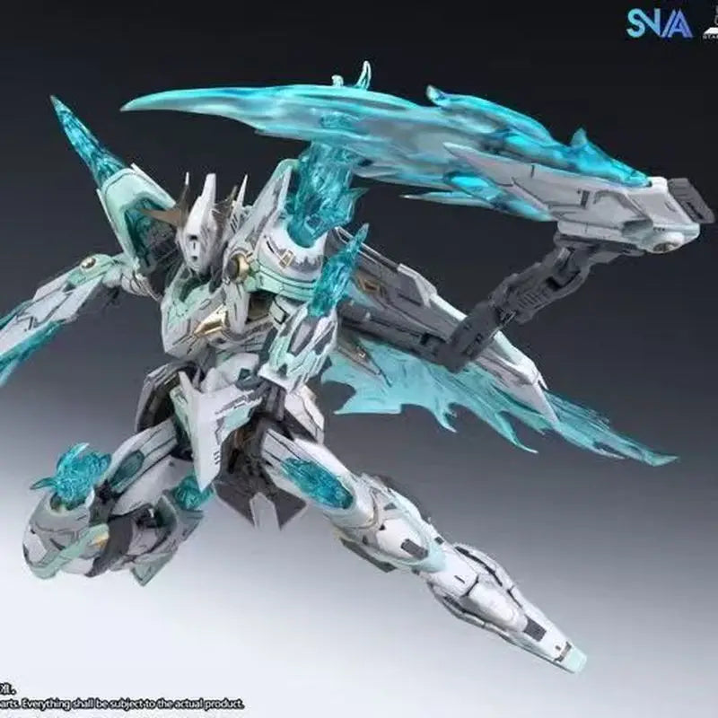 1/100 Scale Guochuang Chinese-Created Mecha Snaa Yanhuang - Emperor Series: Soul Of Azure Flame Model Kit Collectible Decoration