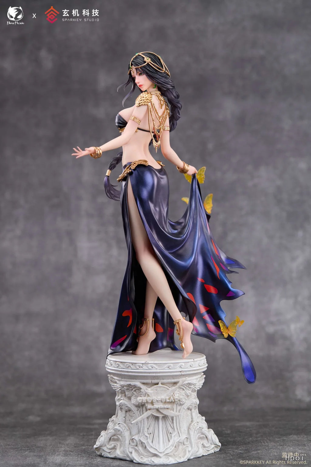 '+In Stock Original BearPanda Ghost Sword Hai Fengling Encounter Ver 40cm Animation Statue Ornament Doll 1/6 Figure Model