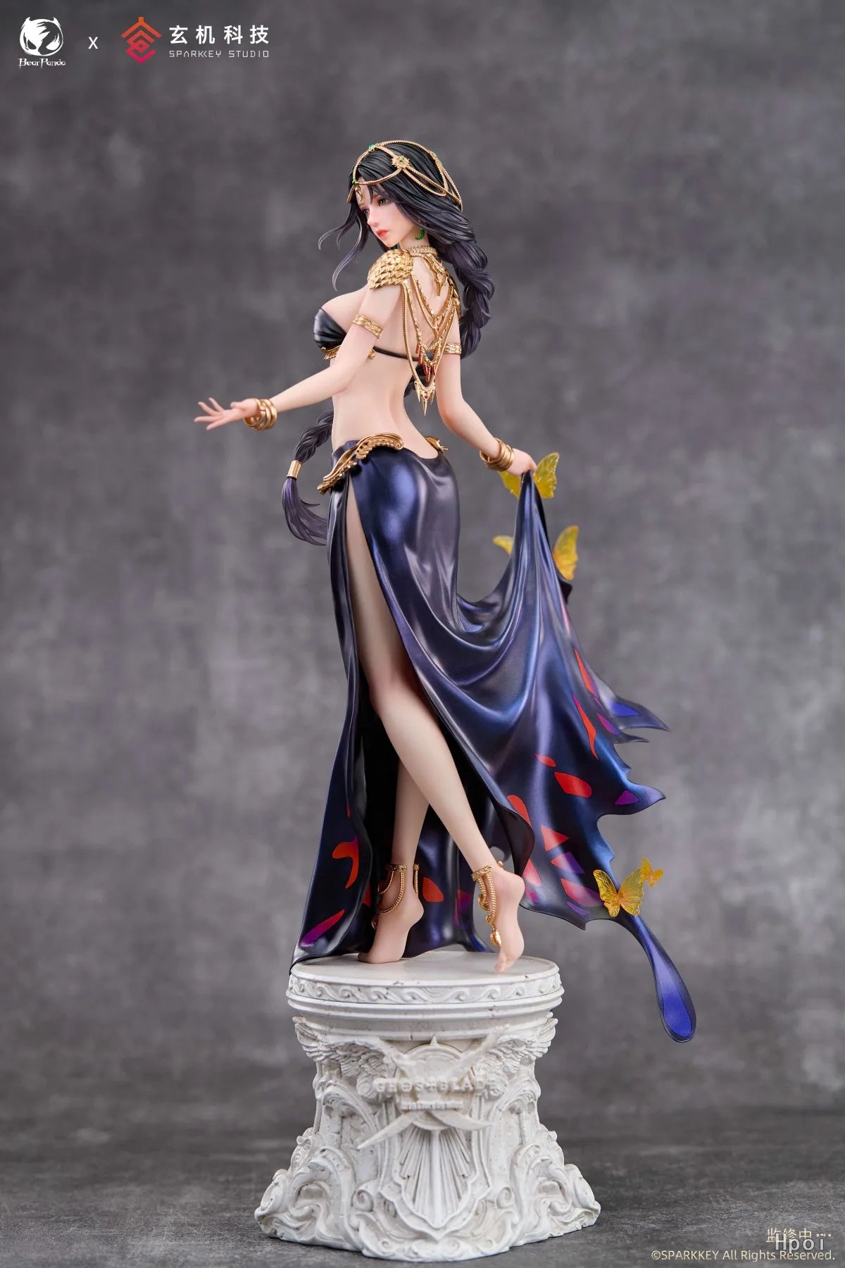 '+In Stock Original BearPanda Ghost Sword Hai Fengling Encounter Ver 40cm Animation Statue Ornament Doll 1/6 Figure Model