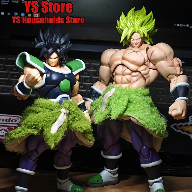 1/12 Scale Super Saiyan Broli Anime Soldier Deep/Green Mini Hemline Toys Accessory For Dragon Ball 6" Shf Figure Decoration