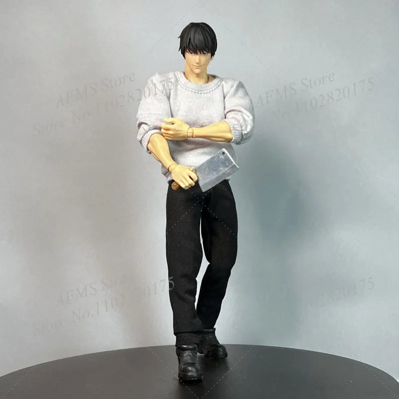1/12 Scale Collectible Figure Fushiguro Toji T Shirt Pants Ryomen Sukuna Itadori Yuji Aoi Todo  Satoru Gojo Clothes Fit 6" Body
