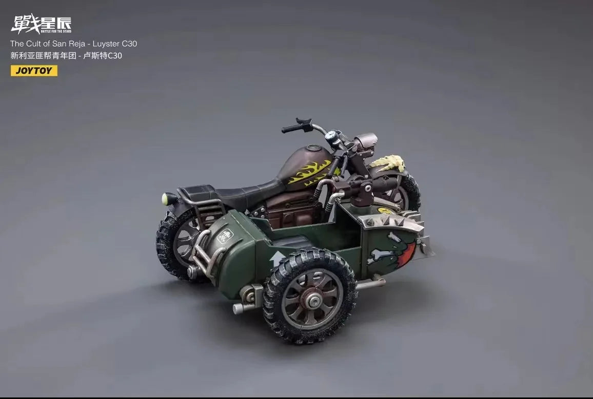 1/18 JOYTOY 3.75inch Action Figure Motorcycle The Cult of San Reja Luyster C30 Anime Model Toy in Stock