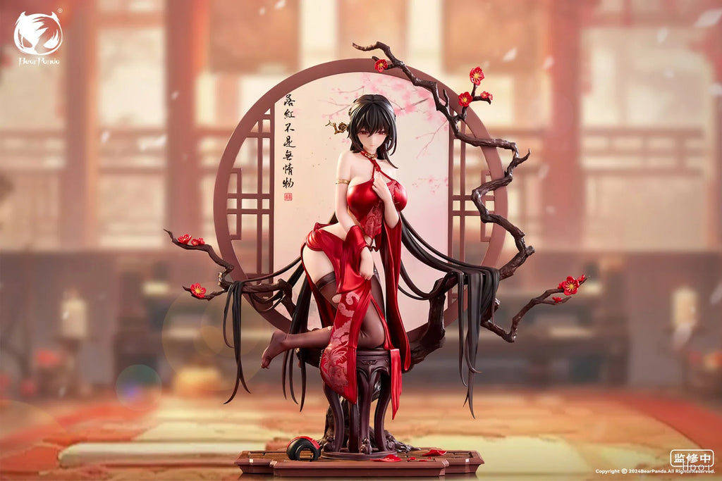 '-In Stock Original BearPanda Chinese Style Series 1/6 Anniversary Model: Luohong  Anime Model Figure Collection Gift