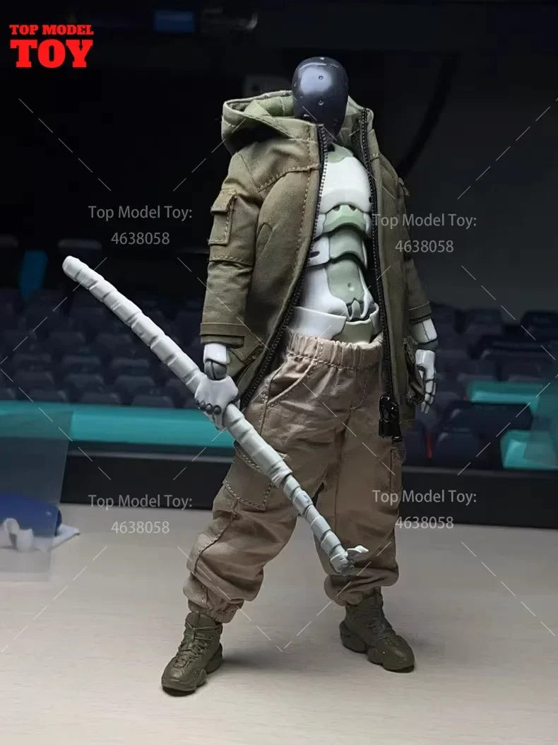1/12 Scale Overalls Combat Pants Trousers Jeans Clothes Accessories Model for 6'' Romankey Soldiers Action Figure Body Dolls
