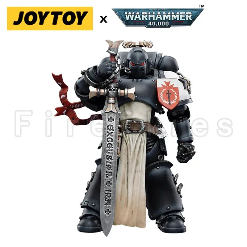 1/18 JOYTOY Action Figure 40K Black Templar Figures And Mecha Anime Collection Model Toy