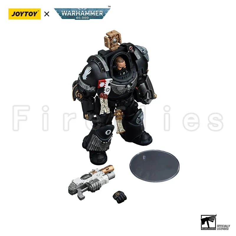 1/18 JOYTOY Action Figure 40K Iron Hands Captain in Terminator Armour Anime Model Toy