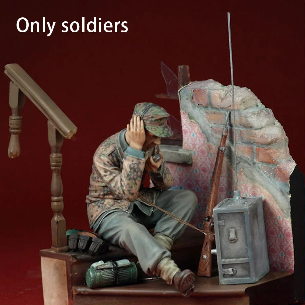 1/16 World War II soldiers, Resin Model figure soldier, Military themes, Unassembled and unpainted kit
