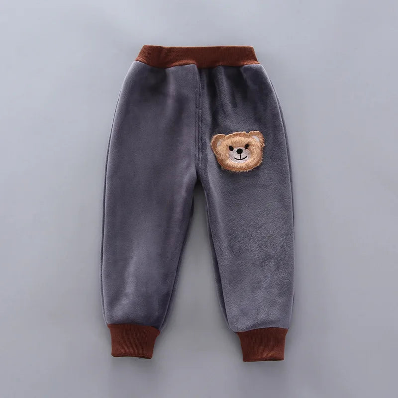 3PCS Baby Winter Clothing Set | Sweater Coat, Hooded Vest & Pants Outfit for Boys & Girls