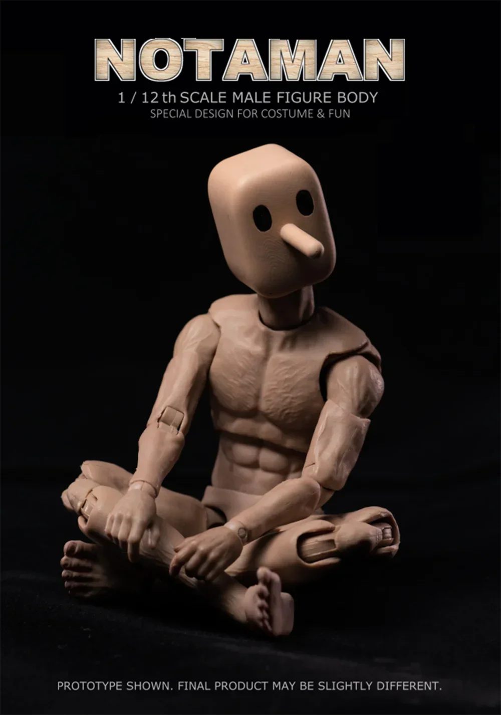 1/12 Notaman 16cm Artist Art Painting Action Figure Sketch Draw Male Movable Body Joint Figure Toy Model