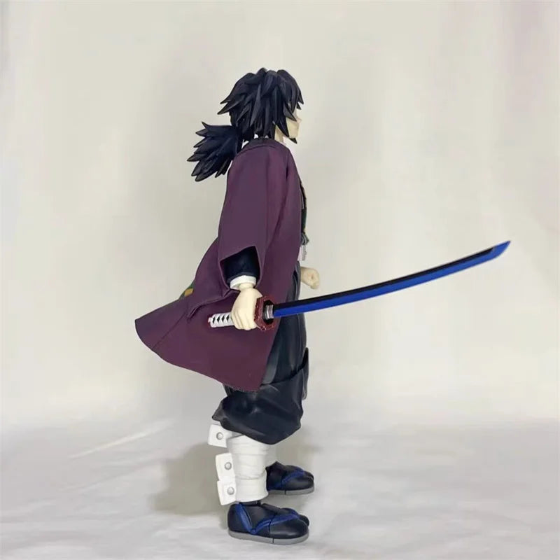 1/12 Scale Japanese Anime Demon Slayer Blade Role Tomioka Yoshiaki Cloth Cloak Kimono Fit 6inch shf Action Figure Body Models