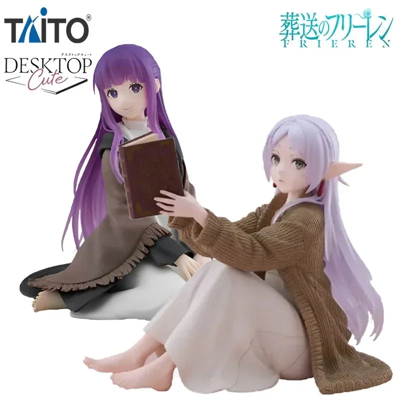 **TAITO Desktop  Cute Frieren: Beyond Journey's End Frieren Fern ~Room Wear Ver.~ PVC Anime Action Figures Model Collection Toy