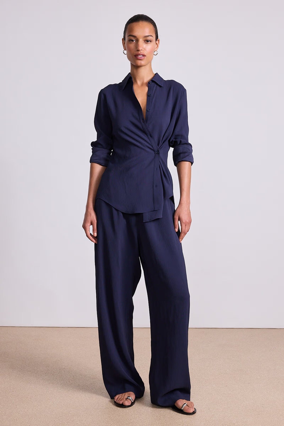Apiece Apart Sodi Wrap Button Up