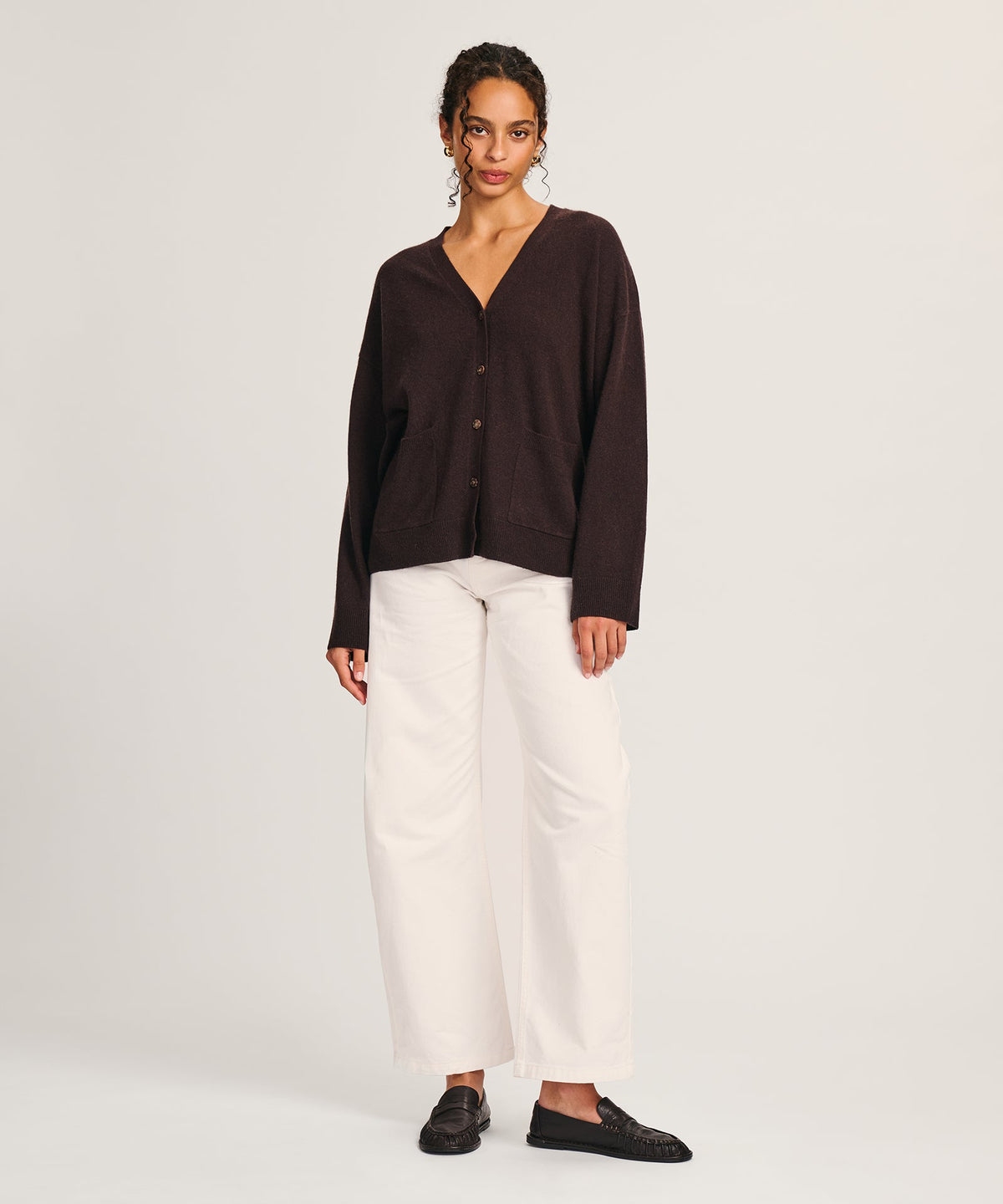 Signature Cashmere Boxy Cardigan