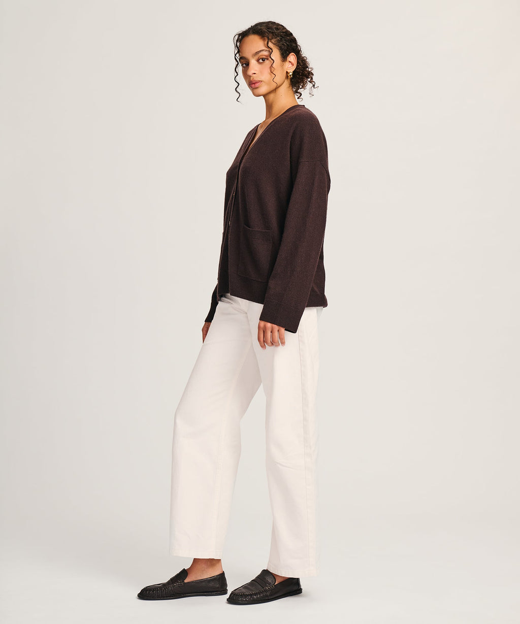 Signature Cashmere Boxy Cardigan