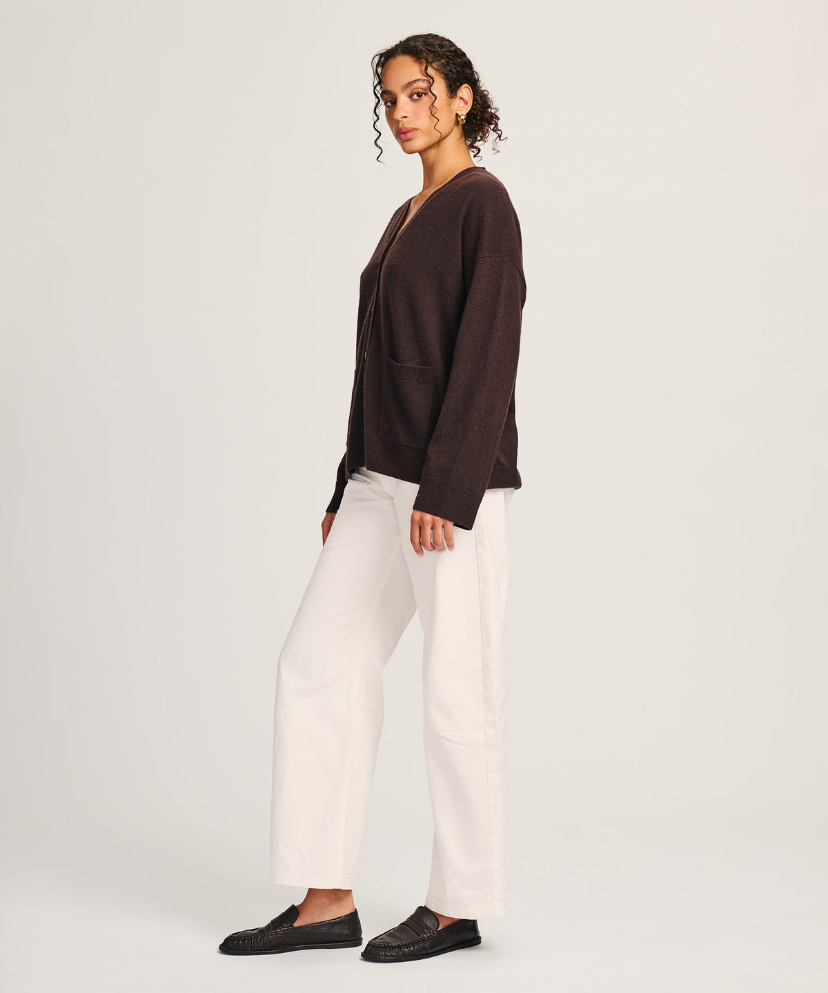 Signature Cashmere Boxy Cardigan