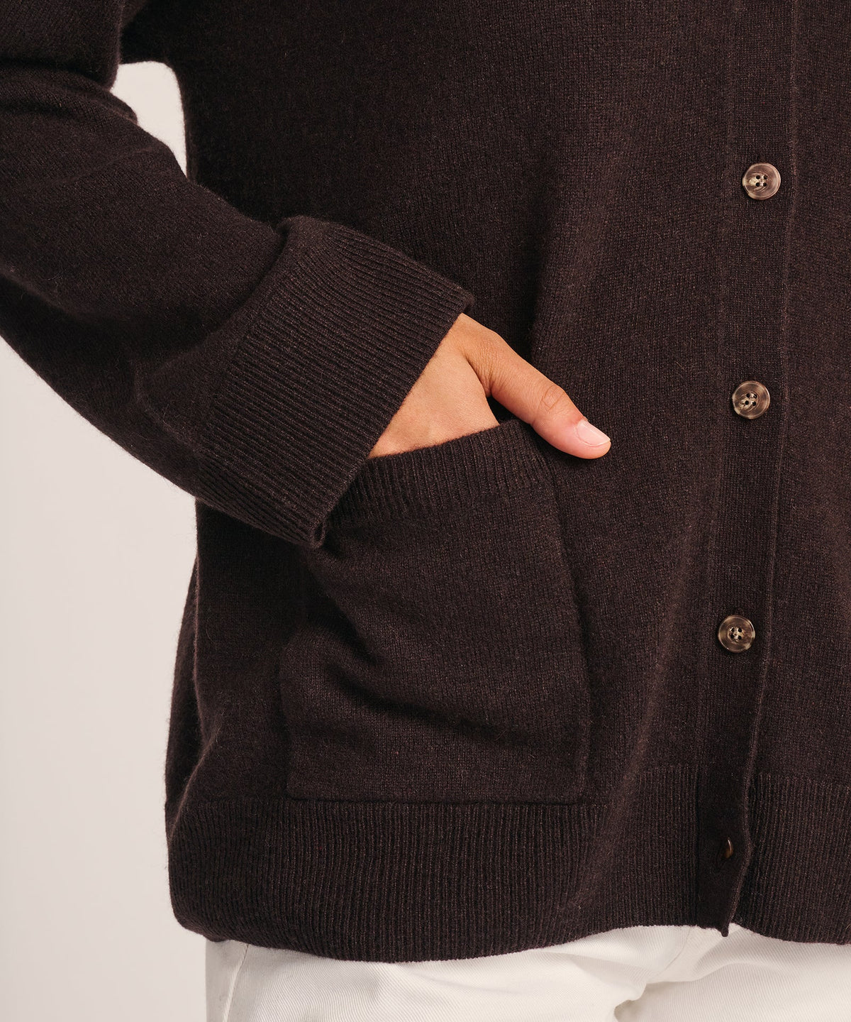 Signature Cashmere Boxy Cardigan
