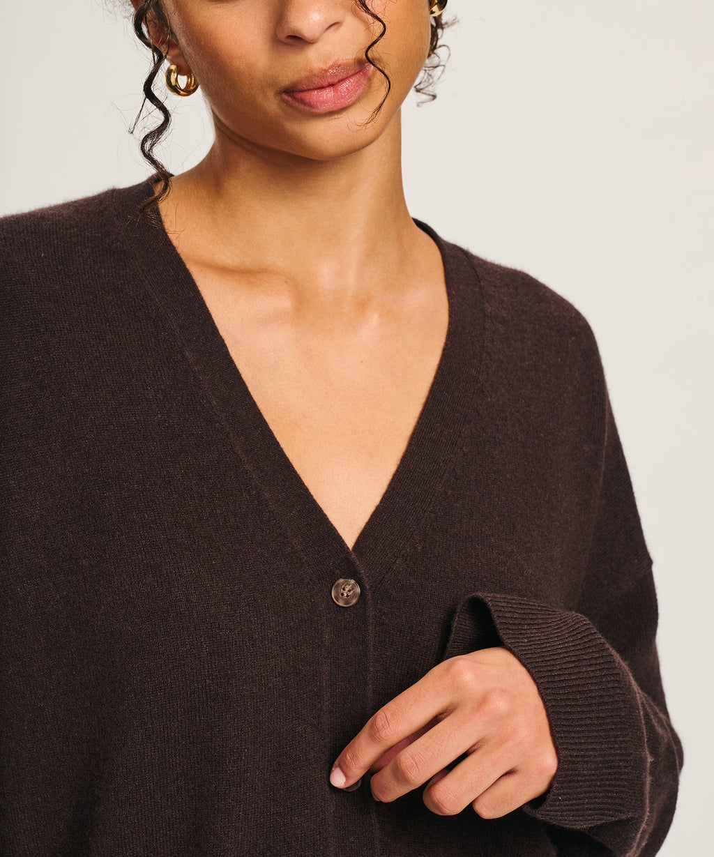 Signature Cashmere Boxy Cardigan