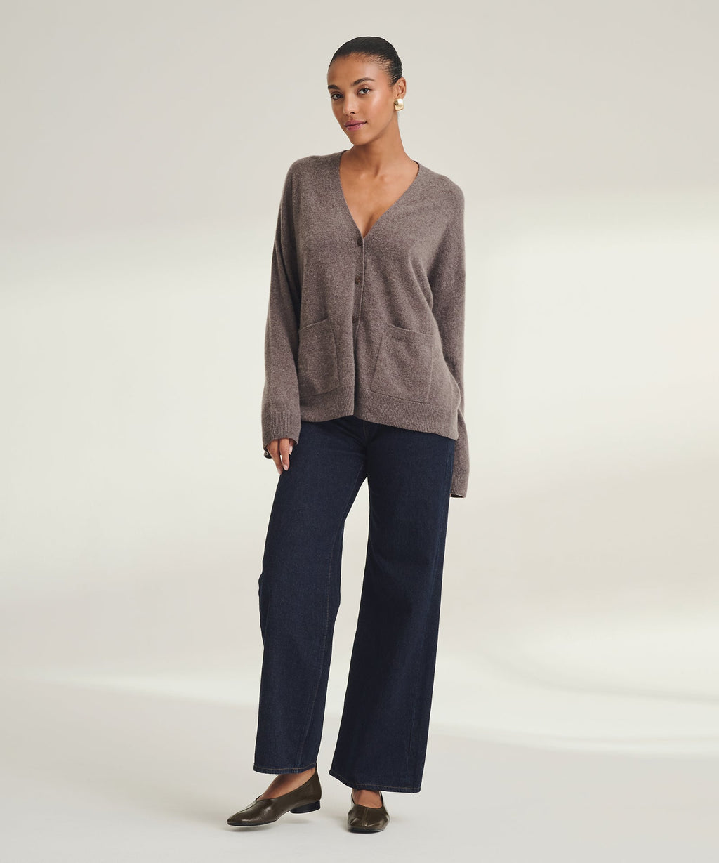 Signature Cashmere Boxy Cardigan