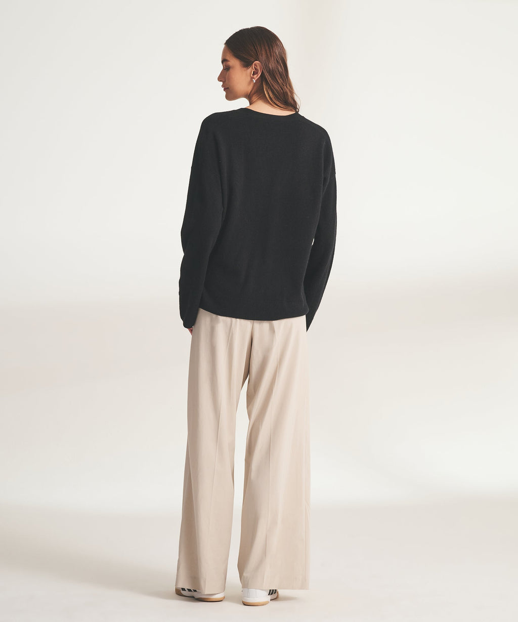 Signature Cashmere Boxy Cardigan