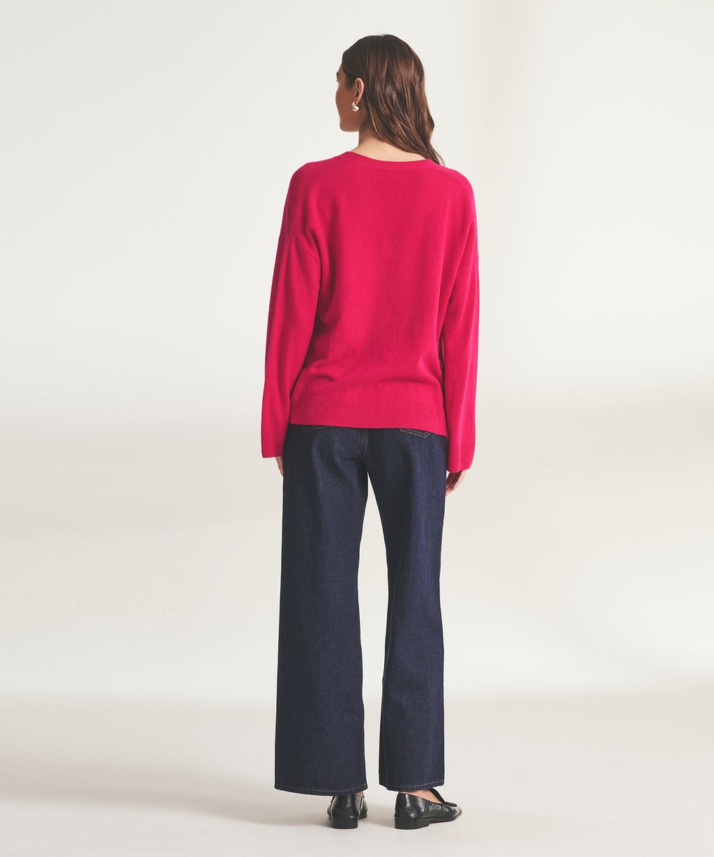 Signature Cashmere Boxy Cardigan