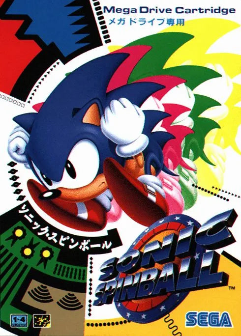 [USED JAPAN] Sonic Spinball Megadrive [SSP2]