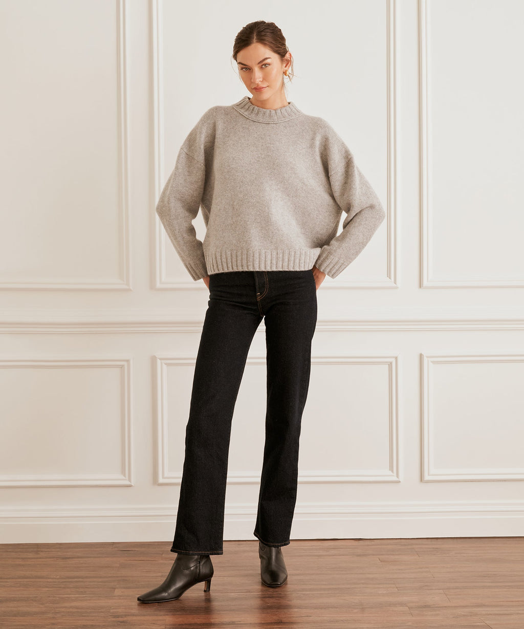 Super Luxe Cashmere Crewneck Sweater