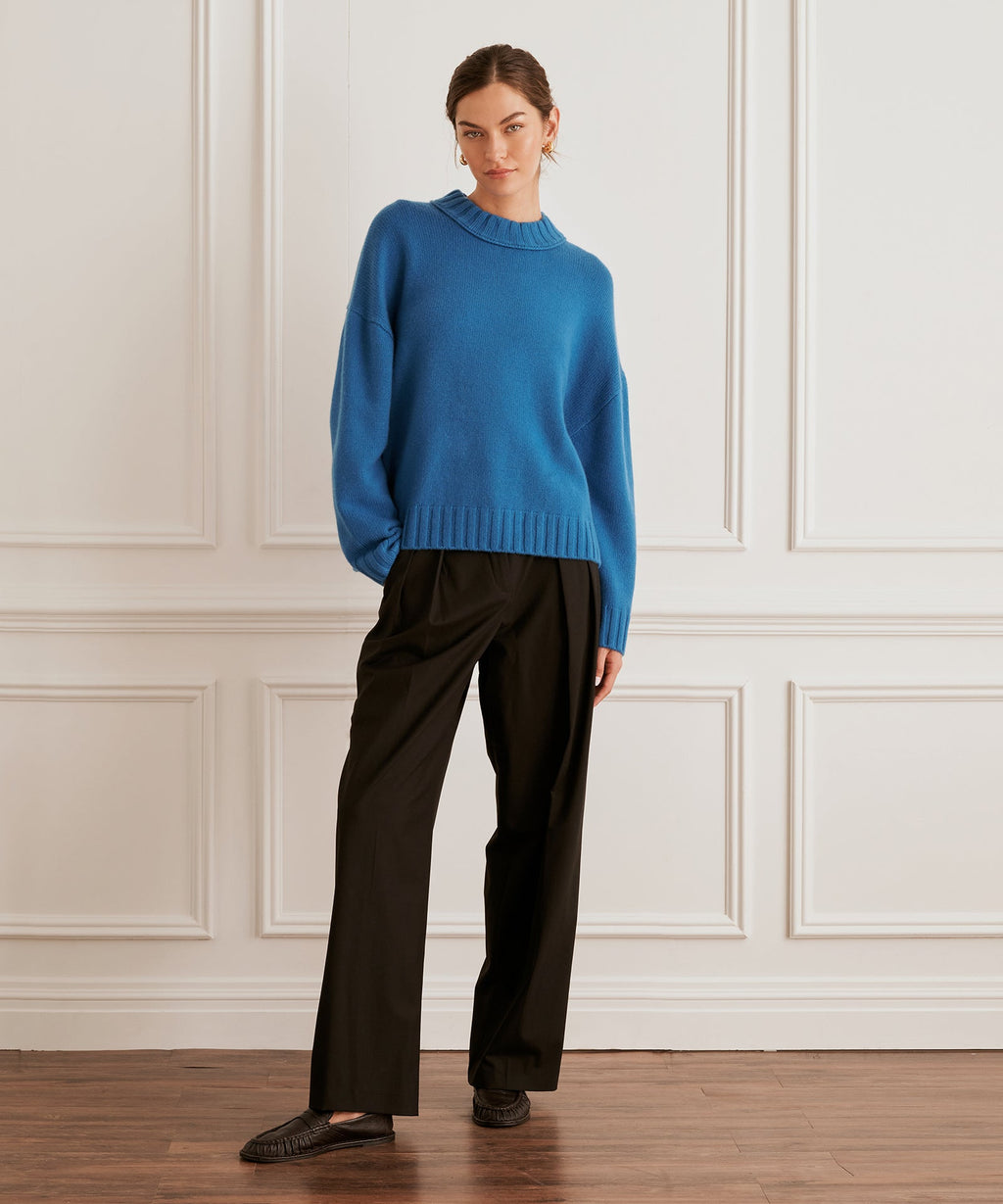 Super Luxe Cashmere Crewneck Sweater